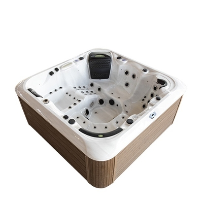 Modern 6-Person Acrylic Hot Tub 2180x2180mm with Balboa Control