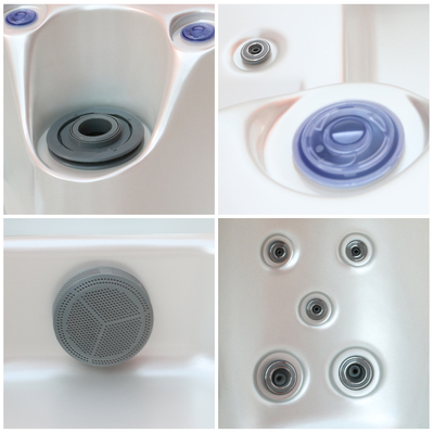 Modern 5-Person Hot Tub with 26 Jets and Balboa BP System