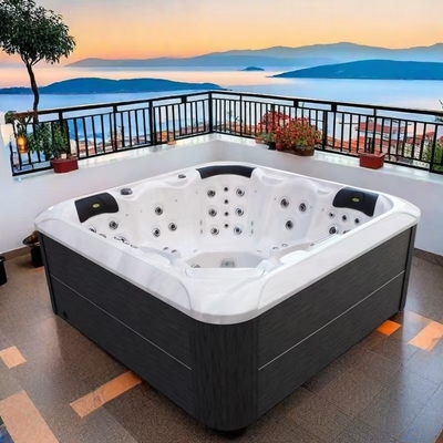 Freestanding 2.3m Acrylic Massage Hot Tub with 3HP Whirlpool Pump